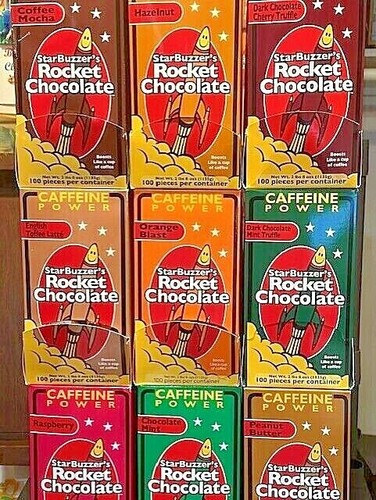 Rocket chocolate caffeine - rocket,